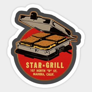 Vintage California 5 Star Restaurant Sticker